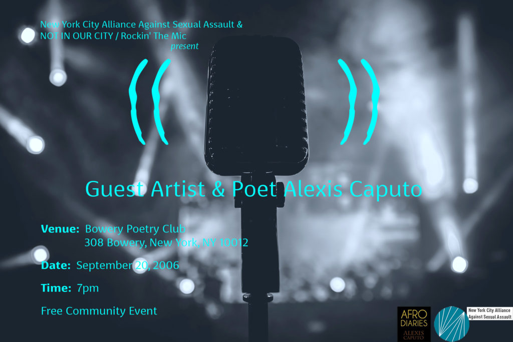 Bowery_Poetry_Club_Sexual_Assault_Awareness_Alexis_Alleyne_Caputo