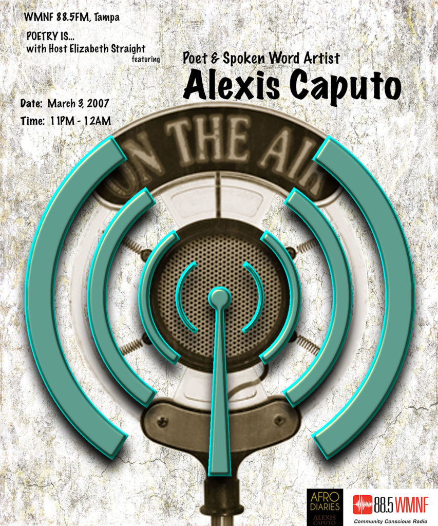 Poetry_Is_WMNF_Radio_Poetry_Spoken_Word_Artist_Alexis_Alleyne_Caputo