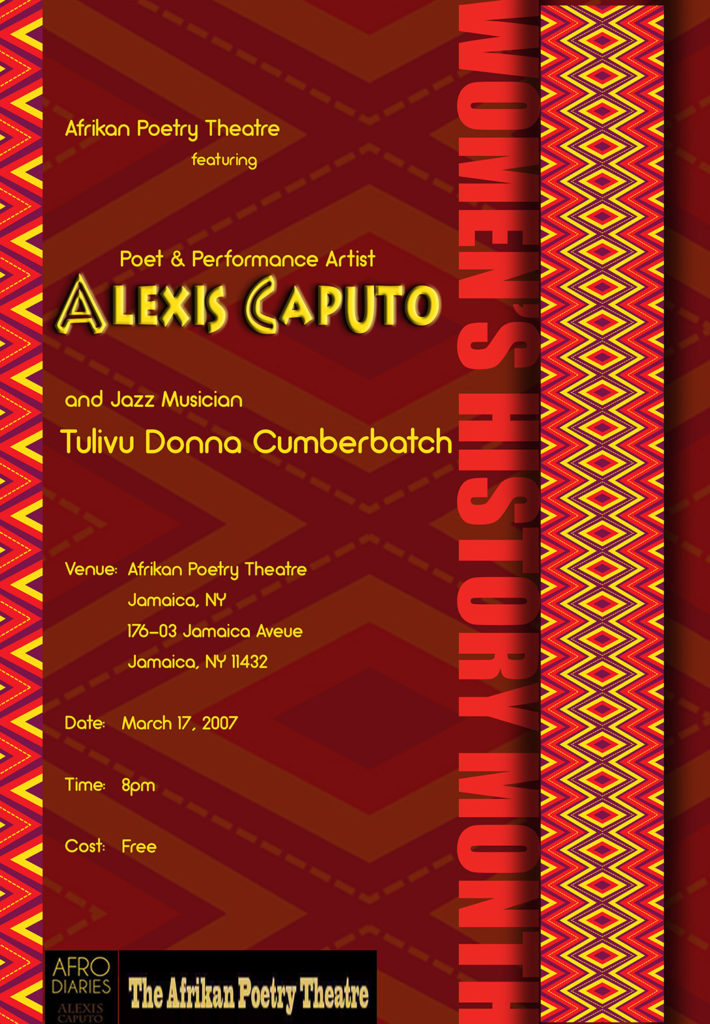 Afrikan_Poetry_Theatre_Poet_Performance_Artist_Alexis_Alleyne_Caputo